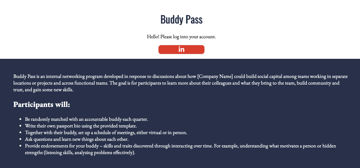 Buddy Pass